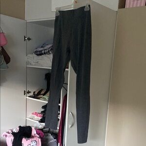Gray and Black Leggings